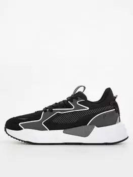 Image of Puma RS-Z Outline Trainers - Black/White, Size 9, Men