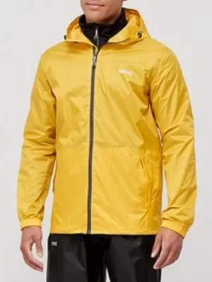 Image of Regatta Regatta Pack It Jacket Waterproof Shell Jacket, Yellow, Size S, Men