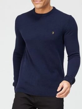Image of Farah Rosecroft Jumper - Navy