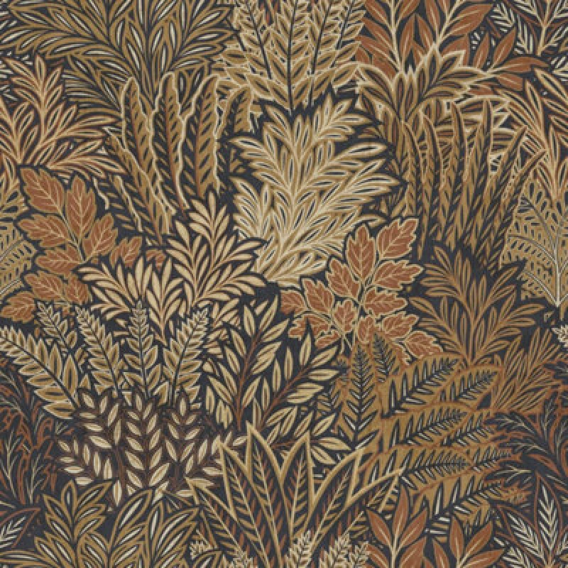 Image of Arthouse Illustrated Foliage Rust Wallpaper