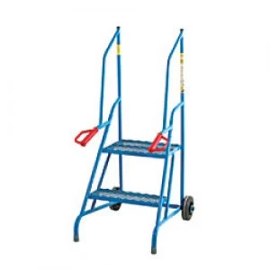 Image of FORT Ladder 2 Steps Blue Capacity: 150 kg