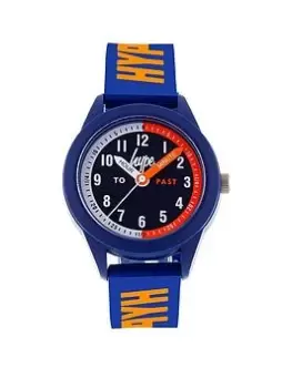 Image of Hype Kids Coral With White Print Silicone Strap