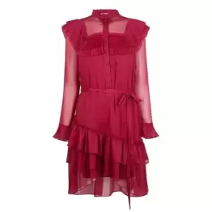 Image of Ted Baker Anastai Mini Shirt Dress - Pink