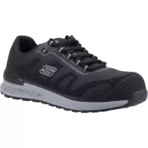 Image of Skechers Mens Bulklin Bragoo Safety Trainers (6 UK) (Black)
