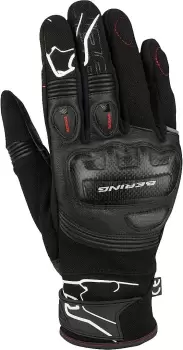 Image of Bering Cortex Motorcycle Gloves, black-white, Size XL, black-white, Size XL