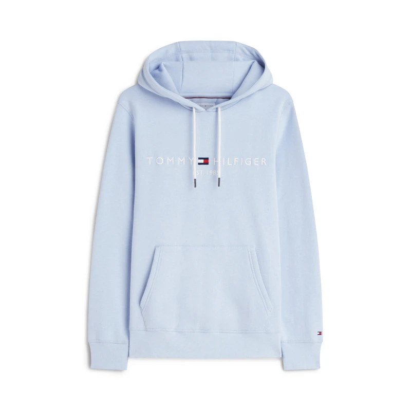 Image of Tommy Hilfiger Tommy Logo Hoodie - Blue Blue S