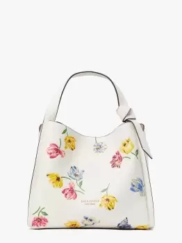 Image of Kate Spade Knott Tulip Toss Embossed Medium Crossbody Tote Bag Bag, Multi, One Size