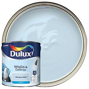 Image of Dulux Walls & Ceilings Mineral Mist Matt Emulsion Paint 2.5L