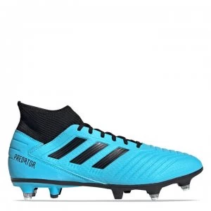 Image of adidas Predator 19.3 SG Football Boots - Cyan/Black