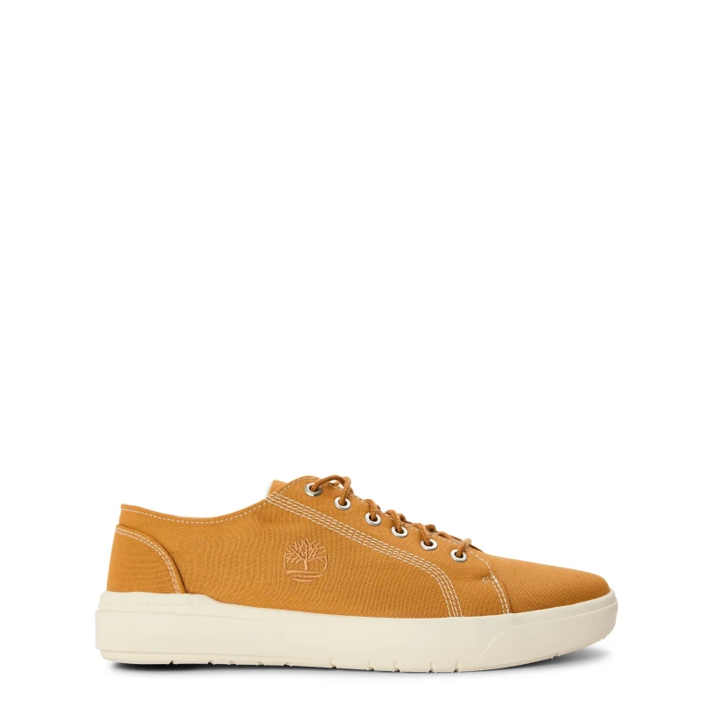 Image of Timberland Mens Low Lc Sneaker Lace Up Low-Top Trainers Spruce Yellow male 6.5 (40)