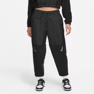 Image of Nike Swoosh Plush Pants Womens - Black