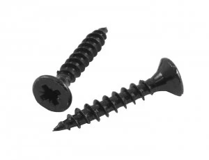 Image of Classic Black CSK Wood Screws Box 200