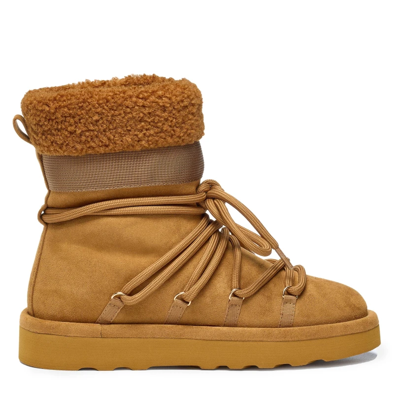 Image of Valentino Womens ValS Everest Snug Boot Beige female 4 (37)