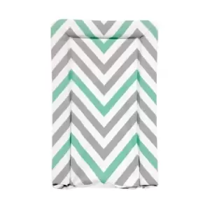 Image of My Babiie Changing Mat - Mint Chevron
