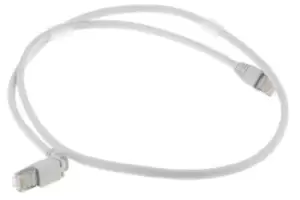Image of Weidmuller Weidmller Grey Cat6 Cable, S/FTP, Male RJ45/Male RJ45, Terminated, 1m