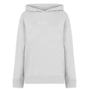 Image of Boss Diamante Logo Hoodie - Grey