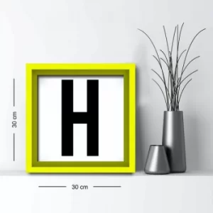 Image of 3030AHS-081s Multicolor Decorative Framed MDF Painting