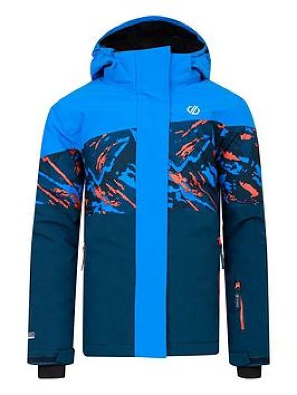 Image of Dare 2B Boys Humour III Waterproof Breathable Ski Jacket 5-6 Years - Chest 59-61cm (Height 110-116cm) Athletic Blue/Athletic Blue Camo DKP432B-1KB-5