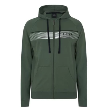 Image of Hugo Boss Authentic Zip Through Hoodie Light Green 331 Men