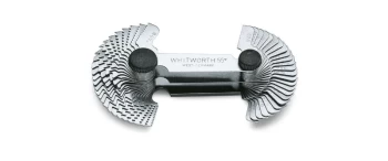 Image of Beta Tools 1707 Screw Pitch Gauge for ISO 60° Metric & Whitworth 55° Threads