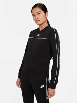 Image of Nike Millennium Fleece Sweat Crew - Black, Size S, Women