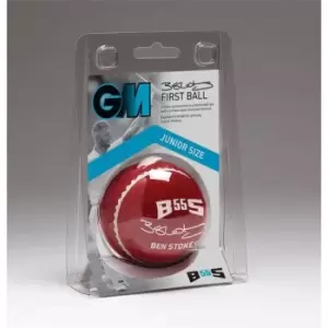 Image of Gunn And Moore And Moore BS55 First Cricket Ball Juniors - Red
