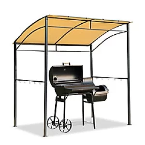Image of OutSunny Grill Gazebo Beige 2200 x 1500 x 2150 mm