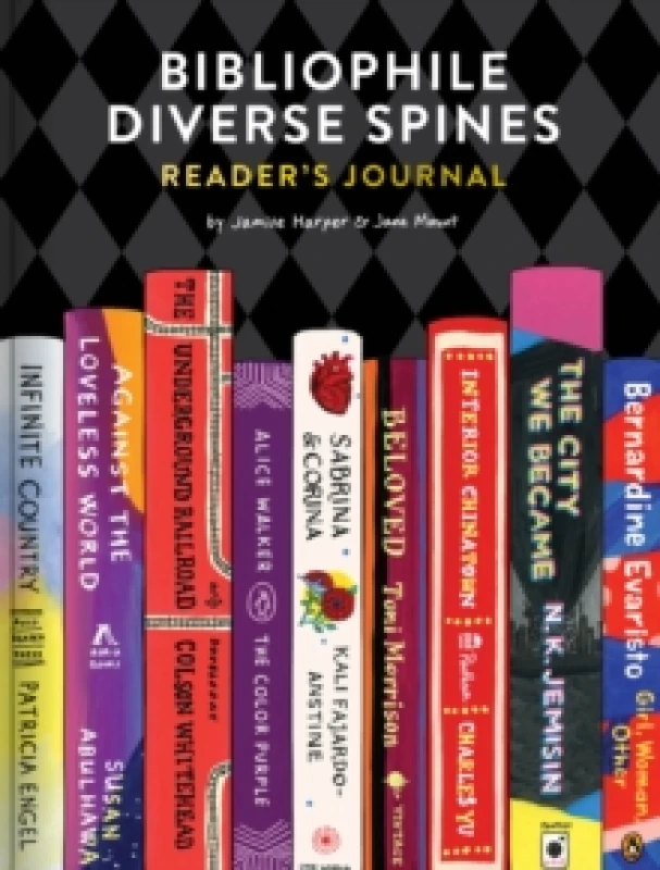 Image of Bibliophile Diverse Spines Reader's Journal Diary or journal