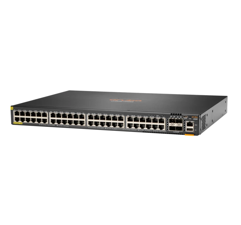 Image of HPE Aruba Networking CX 6200F 48G Class4 PoE 4SFP+ 370W Managed L3 Gig