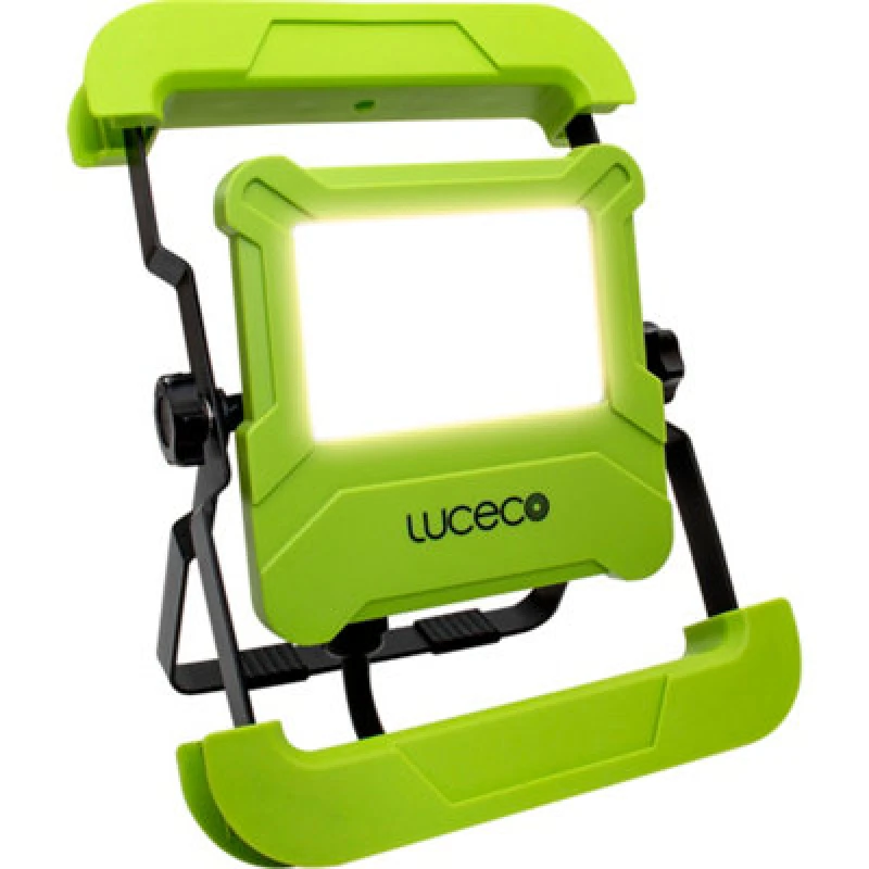 Image of Luceco Luceco Foldable Compact Worklight With 13A Power Socket - 30W LED