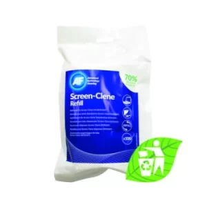 Image of AF Screen-Clene Anti-Static Wipes Refill Pouch (Pack of 100) ASCR100R