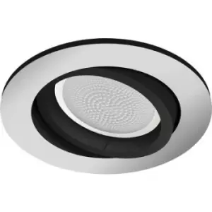 Image of Philips Lighting Hue LED ceiling light 871951433862300 Hue White & Col. Amb. Centura Einbauspot rund aluminium 350lm GU10 5.7 W