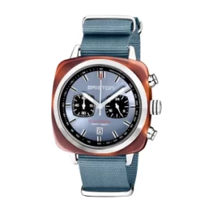 Image of Briston 20142.SA.TS.25.NIB Clubmaster Sport Acetate Wristwatch Blue