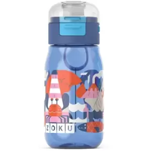 Image of Zoku Kids Flip Gulp Bottle 0.465L Blue