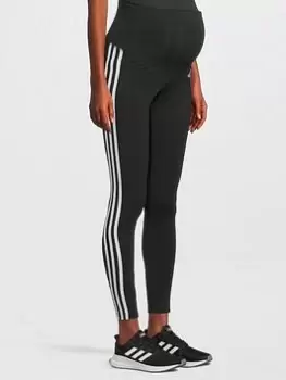 Image of adidas Sportswear Maternity Leggings - Black/White Size M Women