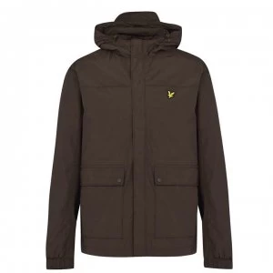 Image of Lyle and Scott Hooded Pocket Jacket - Trek Green W123