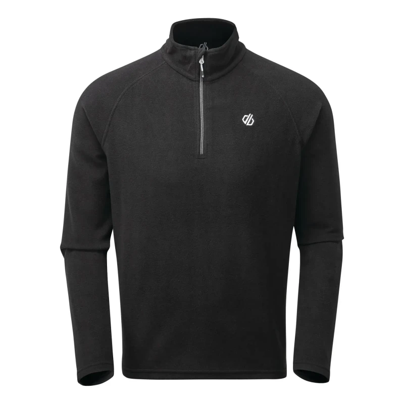 Image of Dare 2b Dare 2b Men 'Freethink II' Half-Zip Insulating Brushed Fleece in Jet Black Size: large Jet Black L Male 5057538050507