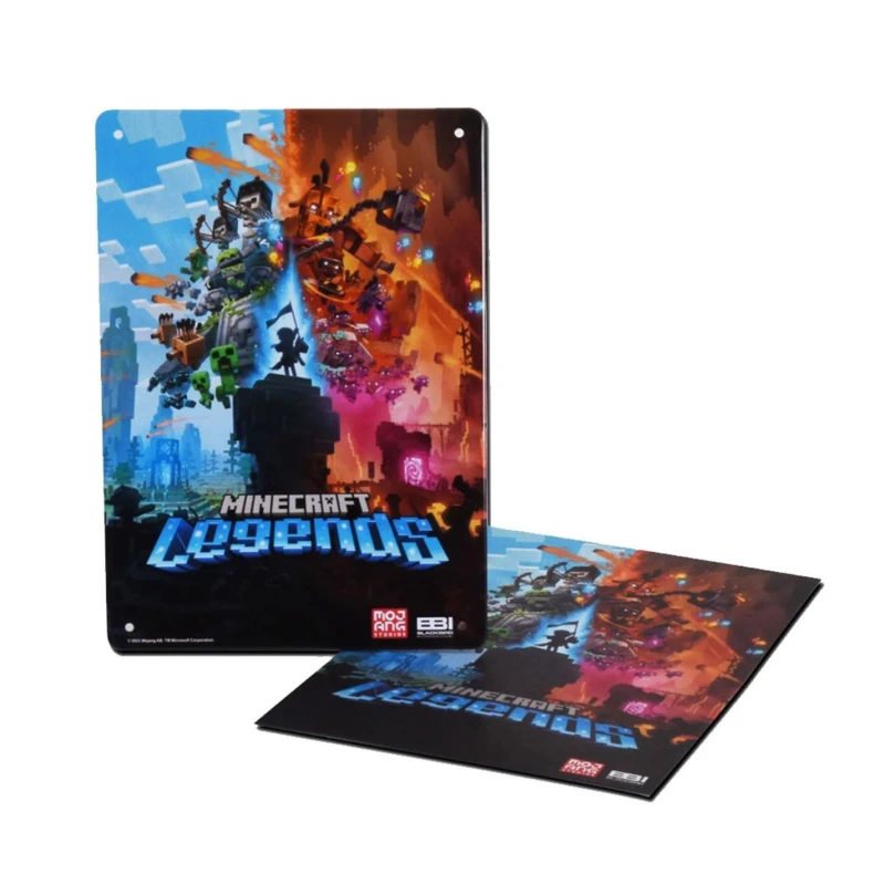 Image of Minecraft Minecraft Legends Metal Poster - None None One Size