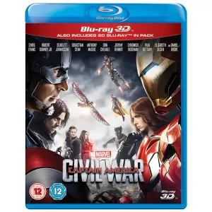 Image of Captain America Civil War - 2016 3D Bluray Movie