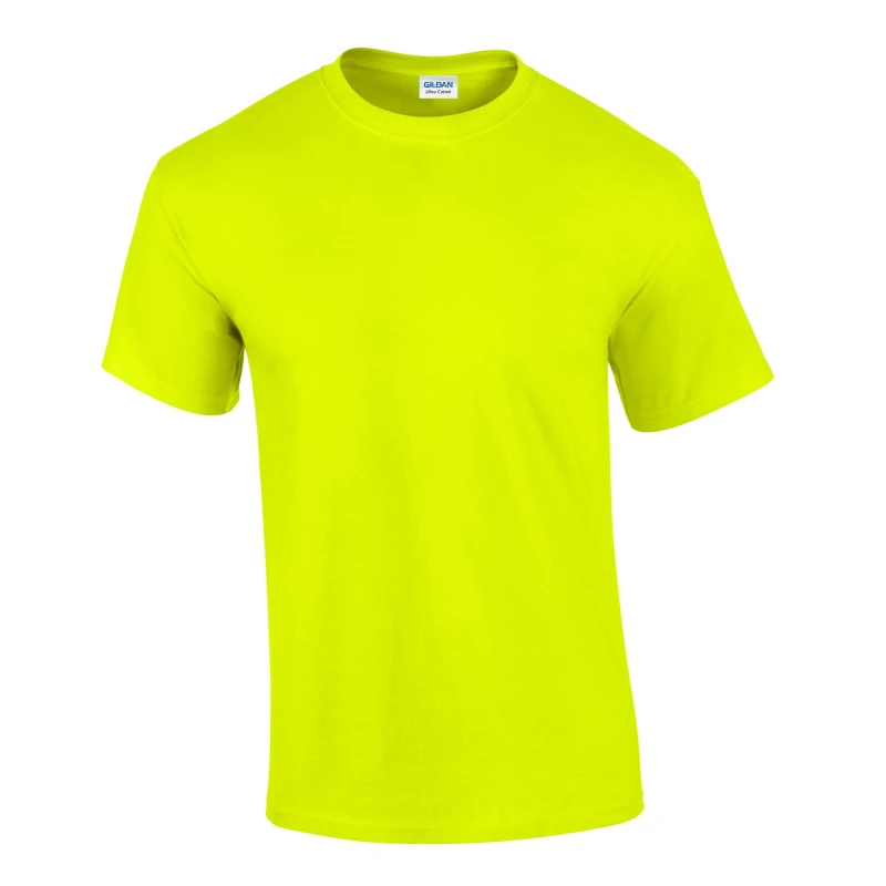 Image of Gildan Mens Ultra Cotton T-Shirt in Green Size: Small Green Male S