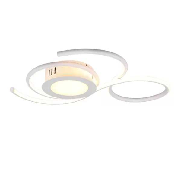 Image of Jive Modern 36W LED Semi Flush Light White Matt 2700-6000K Remote control