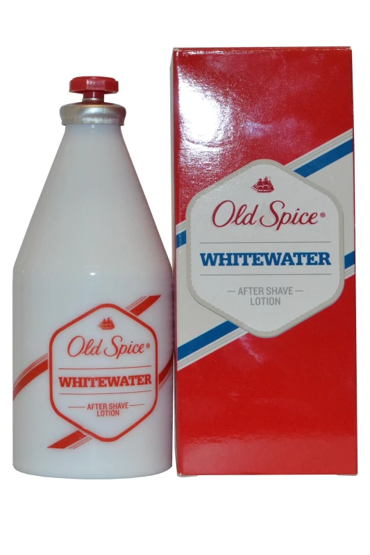 Image of Old Spice Whitewater Aftershave Lotion 100ml White male