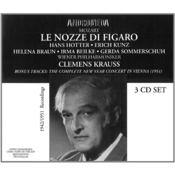 Image of Wolfgang Amadeus Mozart - Le Nozze Di Figaro (Krauss, Vienna Po, Kunz, Beilke, Hotter) CD