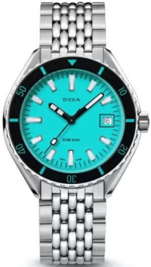 Image of Doxa Watch Sub 200 Aquamarine Bracelet