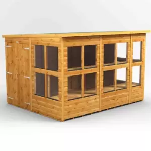 Image of Power 10' x 8' Pent Double Door Potting Shed