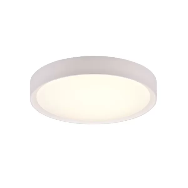 Image of Clarimo Modern Bathroom Ceiling Light White 3000K IP44