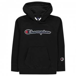 Image of Champion Logo OTH Hoodie - Black NBK KK001