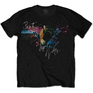 Image of Pink Floyd - The Wall Head Banga Unisex Medium T-Shirt - Black