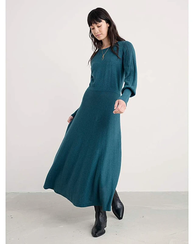 Image of Seasalt Seasalt Cornwall Herring Gull Dress Blue Multi-Coloured - Seasalt - Size: 20 Blue Multi-Coloured Female 20 PV67807