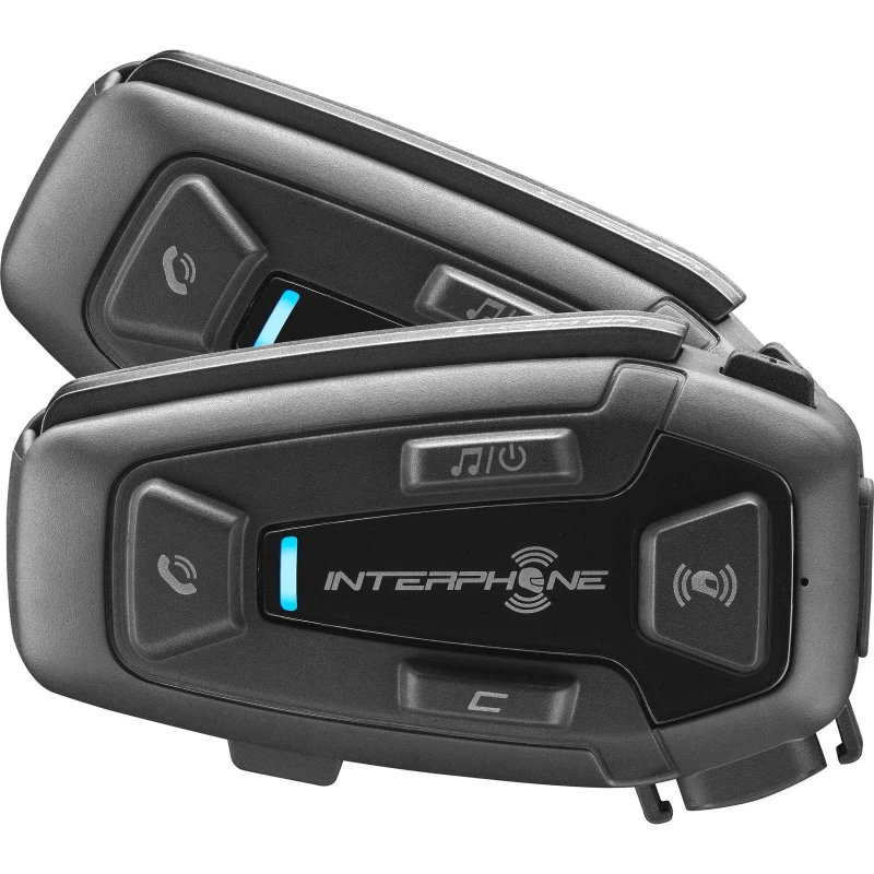 Image of Interphone U-COM 8R Bluetooth Intercom System Twin Pack (FOR 2 HELMETS)